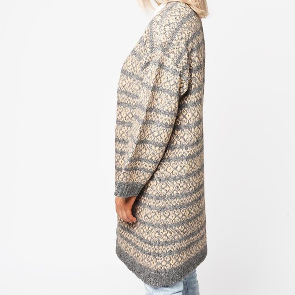 BB Dakota Fair Isle Sweater cardigan NWT - Picture 3 of 9